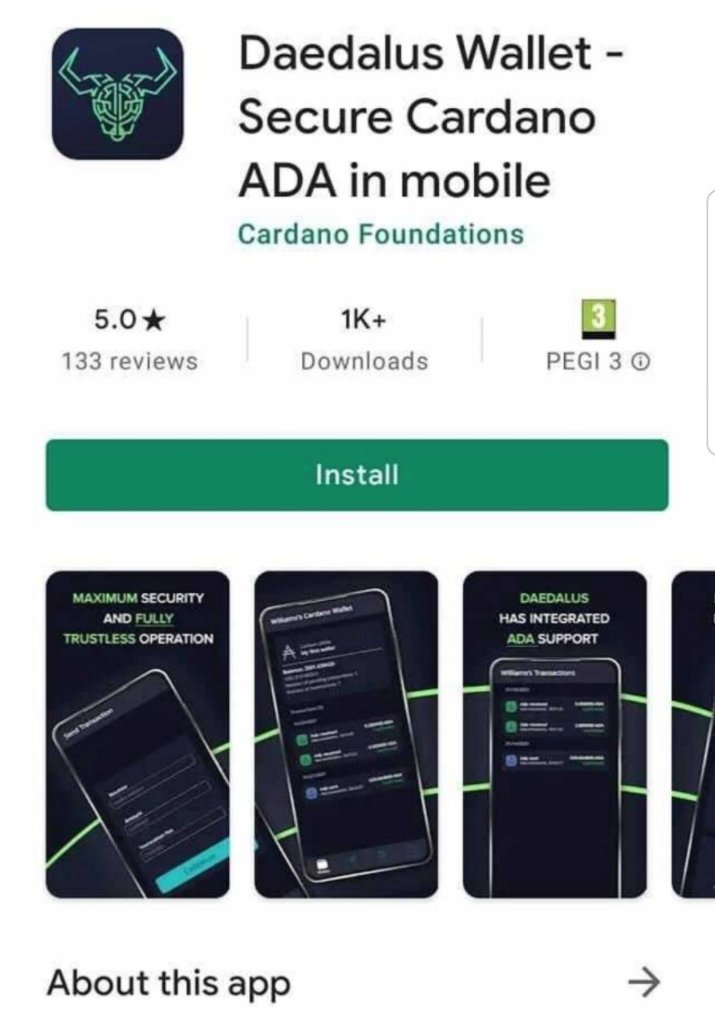 IOGroup's tweet image. BE CAREFUL OUT THERE!: More and more people are discovering #Cardano $ADA every day – welcome to our community! However, we want to remind you - please beware of scammers out there who may try to target you with fake sites or wallets like this one👇 They will steal your #ADA!