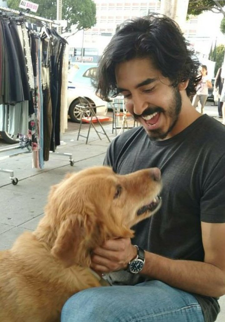 dev patel with dogs, a short but necessary thread <3