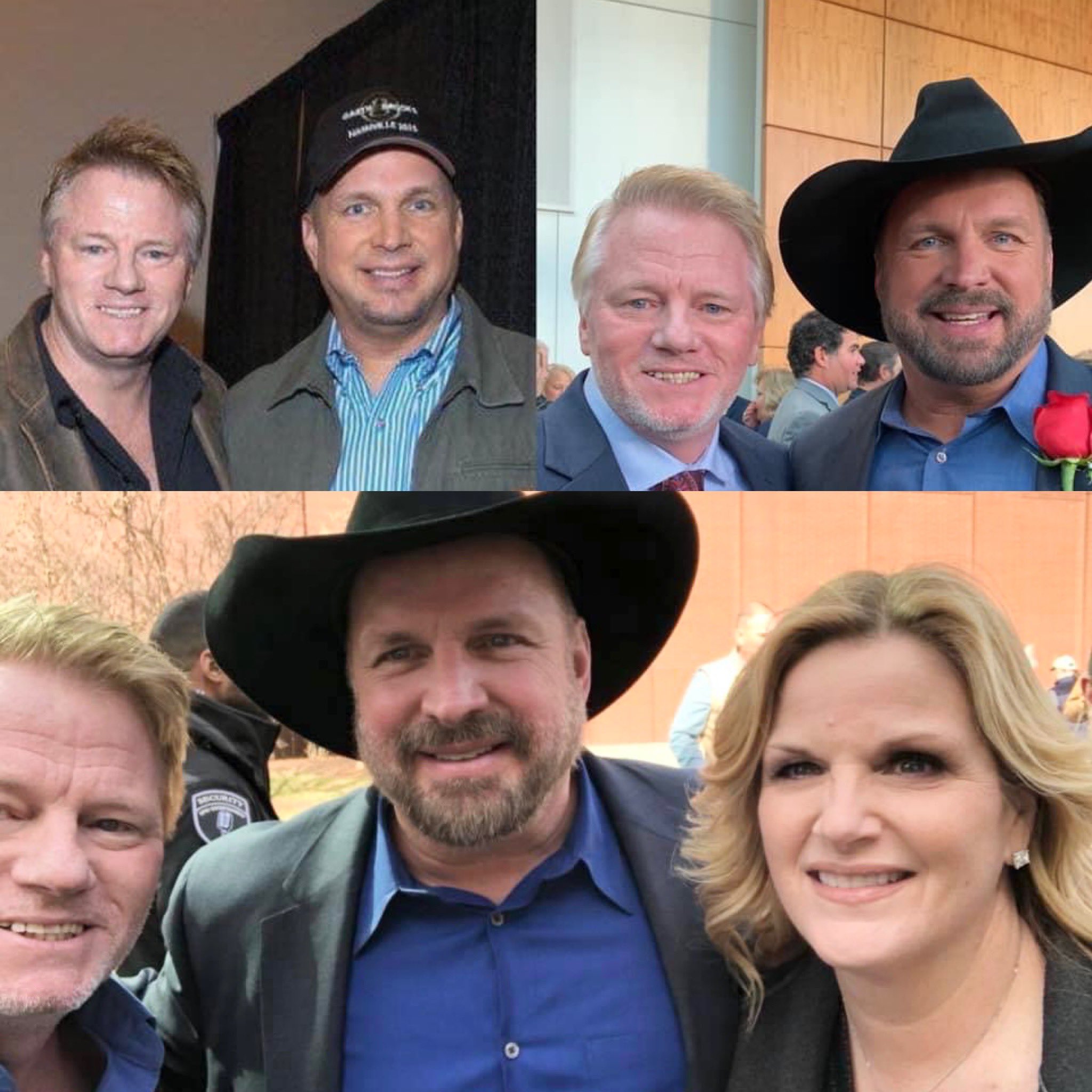 Happy 59th birthday to Garth Brooks . Always fun to talk with him and Trisha too. 