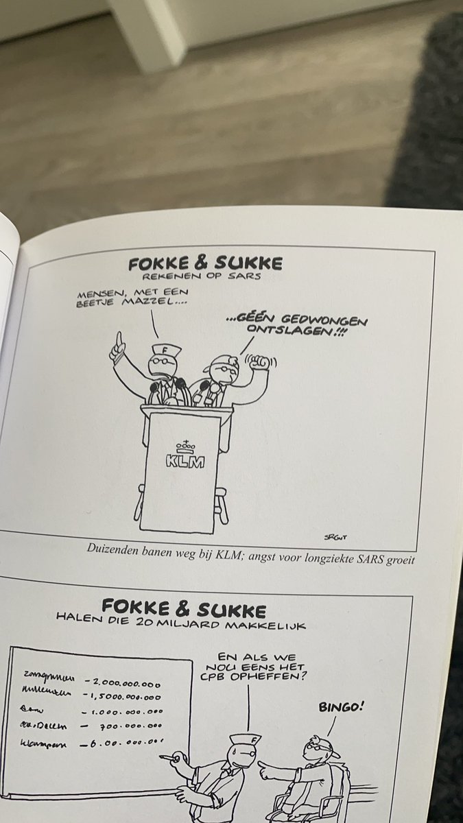 Dus we gaan bijna verhuizen en het opruimen is begonnen. Kom ik #fokkensukke uit 2003 tegen. Hoe ironisch... #sars #SARS_CoV_2 #corona