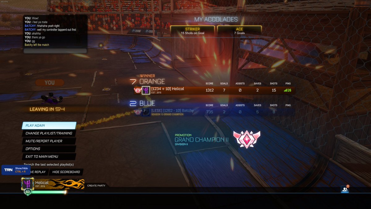 Yesterday some guy told me to enjoy being GC 1 in 1s while it lasted after he beat me. He wasn't wrong aye