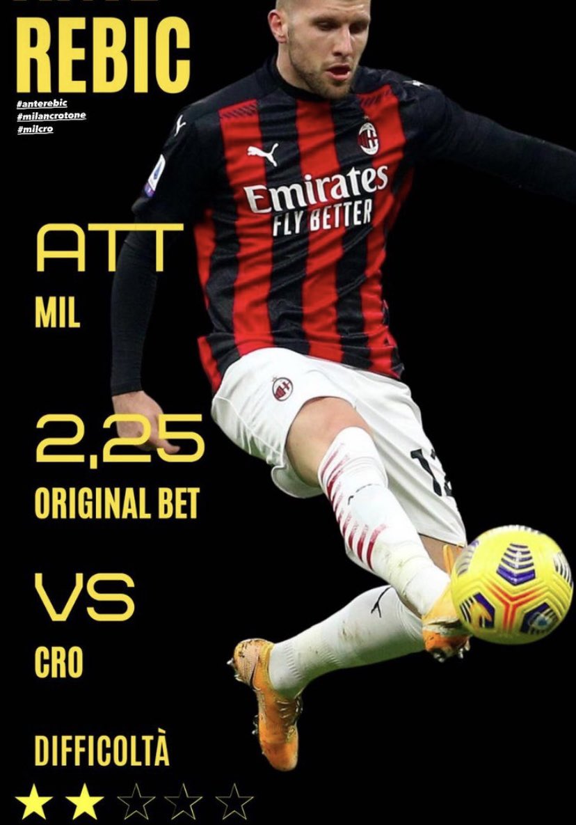 FilazOfficial's tweet photo. #MilanCrotone #ParmaBologna

💰I nostri consigli per la domenica di #SerieA https://t.co/cgtaHf190e