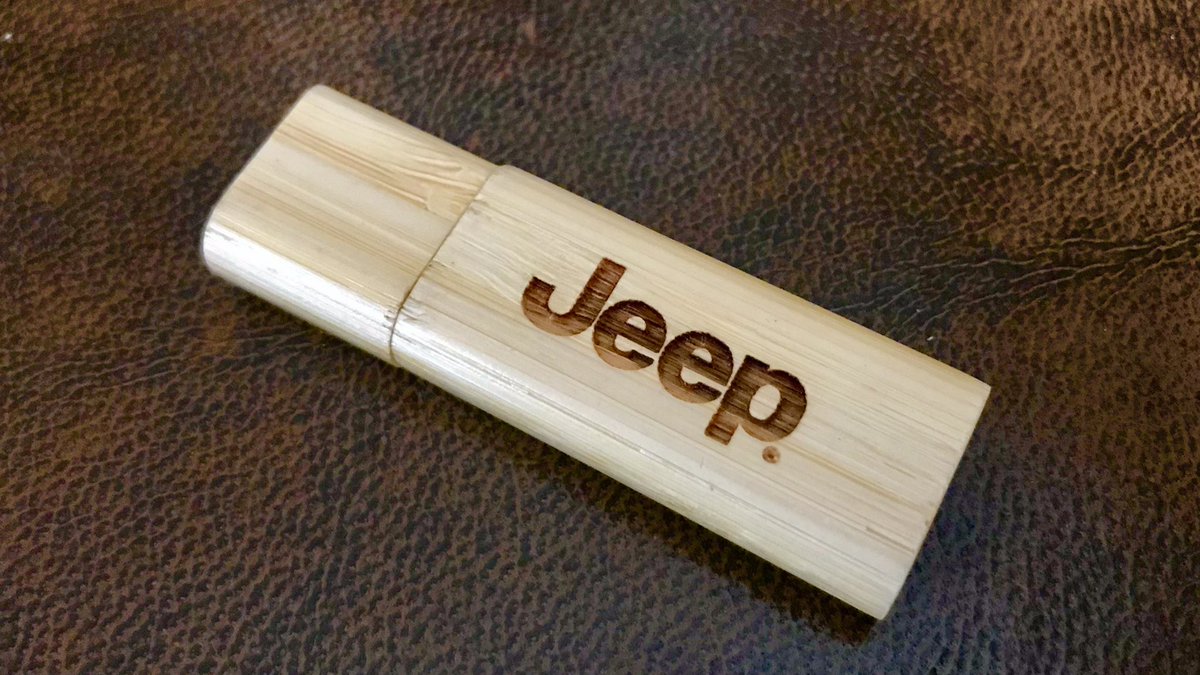 Jeep branched out with this wooden USB stick. Barking mad etc>> 7 of 11