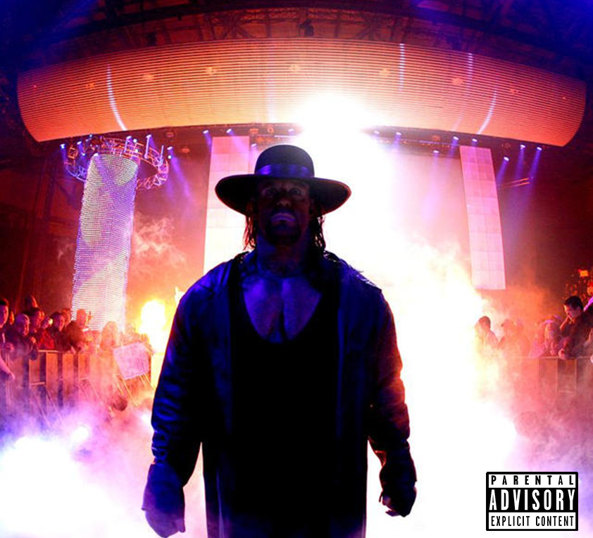 Wrestlers as album covers: