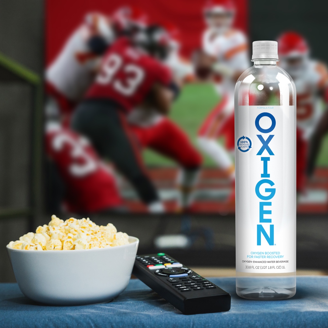 It's game day!! Who are you rooting for? Leave a comment below and let us know! #drinkOXIGEN #OxygenWater #Water #EnhancedWater #BottledWater #OxygenEnhanced #SuperBowl #SuperBowlLV #Football #KansasCity #Chiefs #TampaBay #Buccaneers