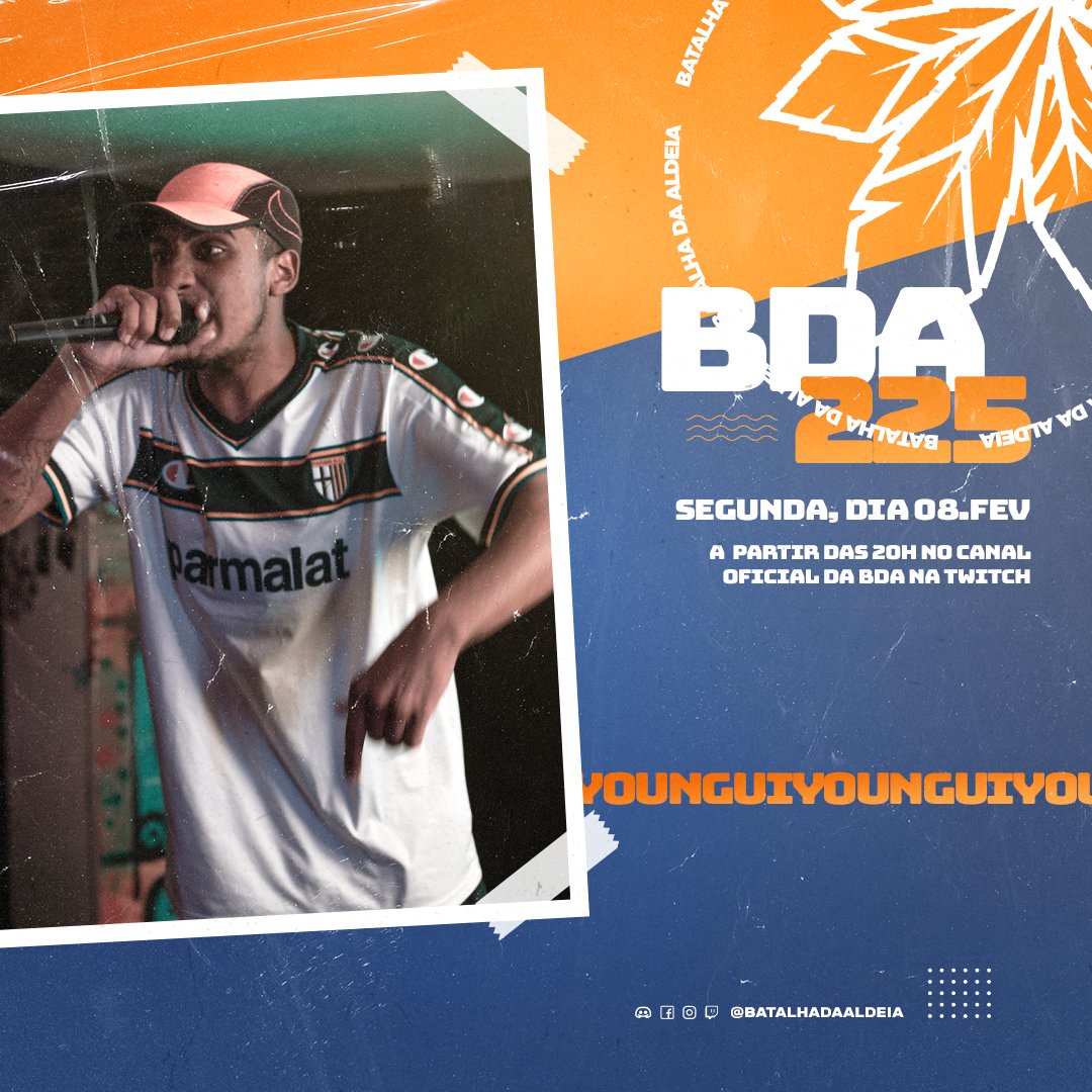 batalhadaldeia's tweet photo. QUINTO CONFIRMADO! 🔥
⠀
Youngui vem ganhando cada vez mais destaque na cena! Campeão da última edição, o MC busca a segunda folhinha consecutiva, algo que há muito tempo não acontece na Aldeia!
Quem acha que o MC leva mais uma?
#batalhadaaldeia #bda #freestyle #younguinabda
⠀ https://t.co/fMMMFhiDvZ