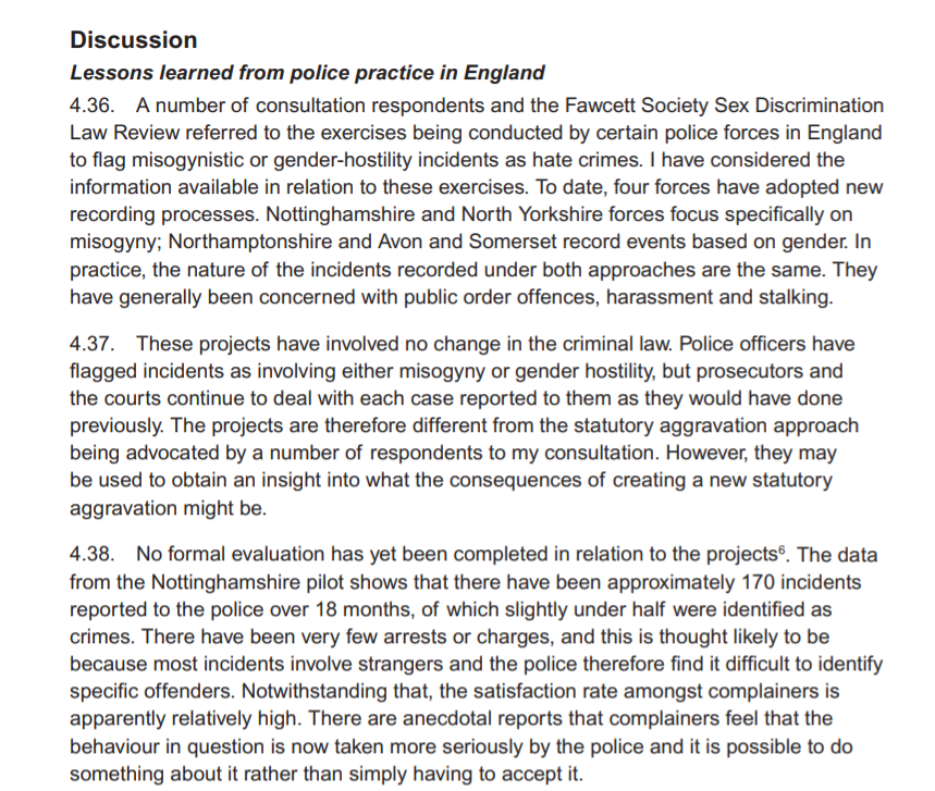 As Bracadale reported, these trials did not change the law, yet nevertheless carried useful lessons for the police and public. Indeed, the very act of putting the policy together had a positive impact.