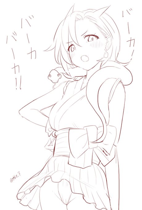 描けん・・・

#式姫お絵かき60分一本勝負 