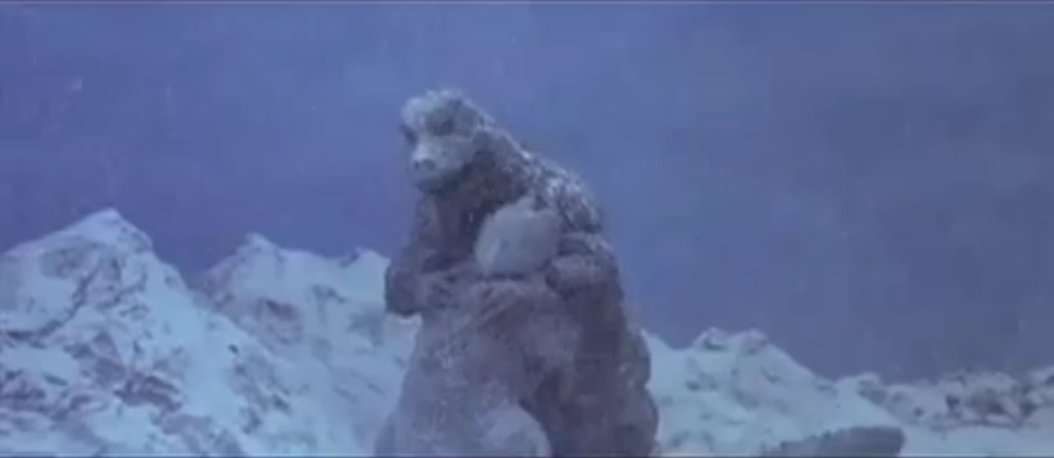 Godzilla is vulnerable to being frozen, as seen in GODZILLA RAIDS AGAIN, SON OF GODZILLA, and GODZILLA VS. DESTOROYAH. Extremely cold temperatures can cause Godzilla to enter a state of hibernation or inactivity, though they cannot kill him.