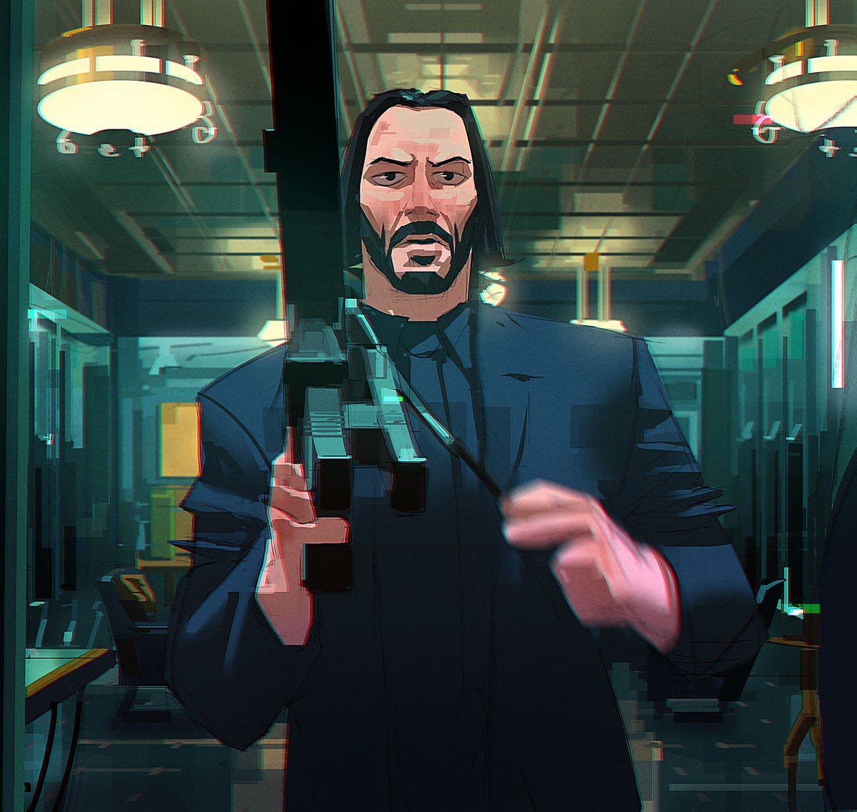 Ramon_N90's tweet photo. Learning how to COLOR with John Wick https://t.co/QG5COgDTkx https://t.co/fOCTiipgsb