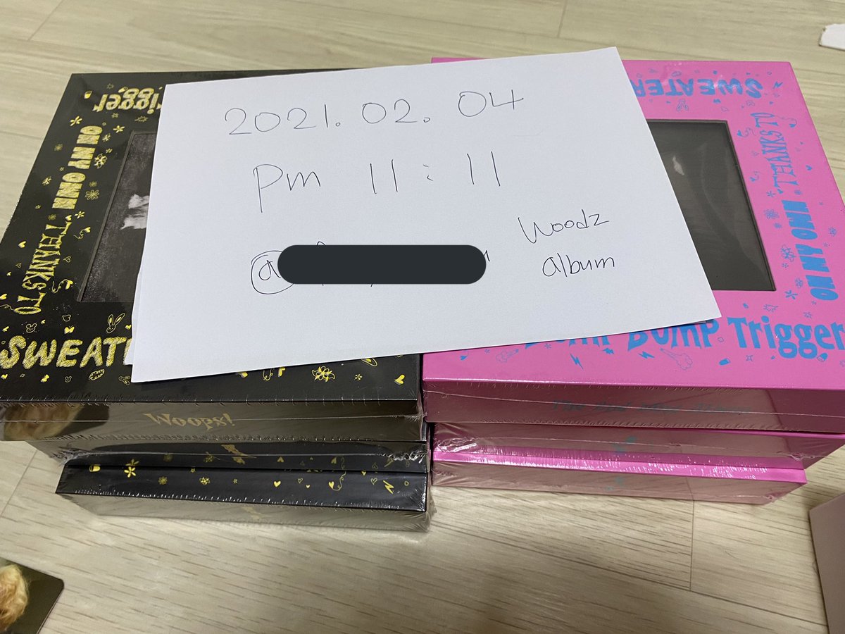 vminyss's tweet photo. #VMxProof
Seungyoun's album claimed ~
Have lots of extra. This has no preorder benefit ~ https://t.co/OLUpC9RjoS