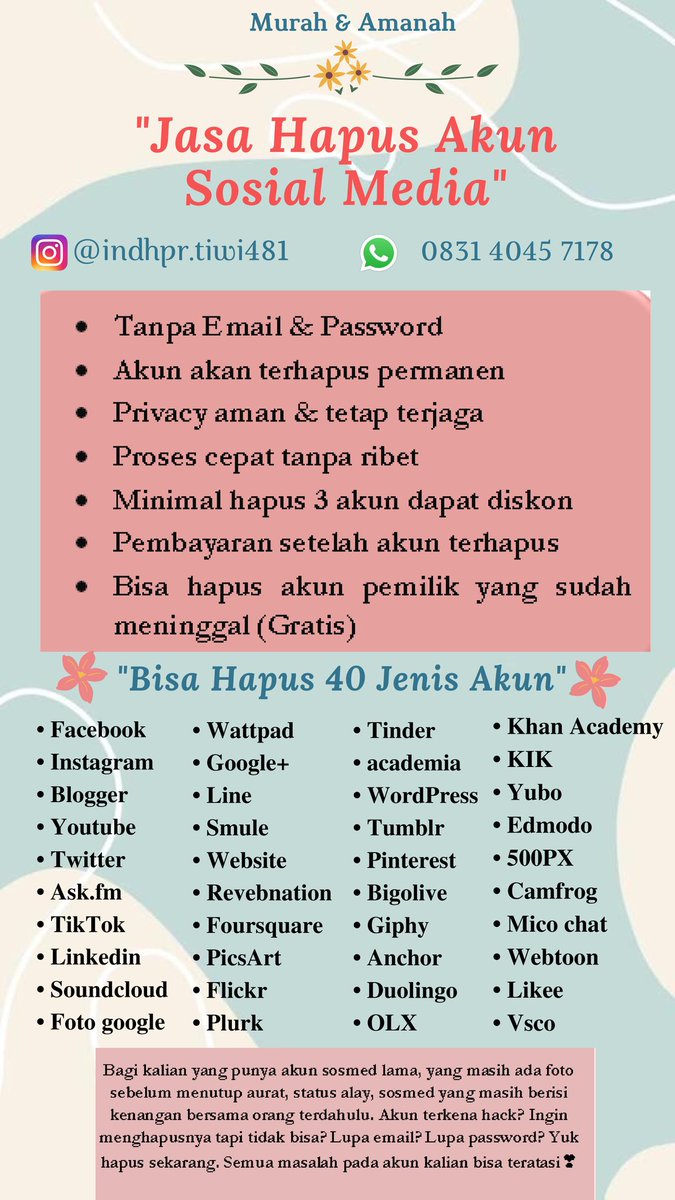 indahsayanggg's tweet photo. #jasahapusakun #amanah #murah https://t.co/LcjTY3ZJSv