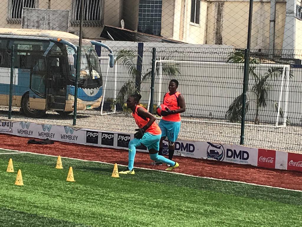 WPLGhana's tweet photo. 🤼♀️ ||• WARM UP.... 🔥
#PoliceLadies FC
#SheDidThat | #WPLwk4 https://t.co/eeZEfcUG6Z