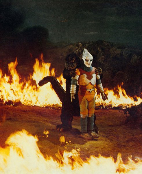 Godzilla is shown to have a slight aversion to fire in GODZILLA RAIDS AGAIN and GODZILLA VS. MEGALON, even though he often finds himself surrounded by fire in other films.