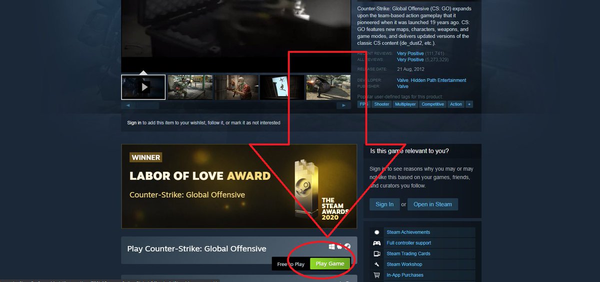 how to download csgo for free on steam