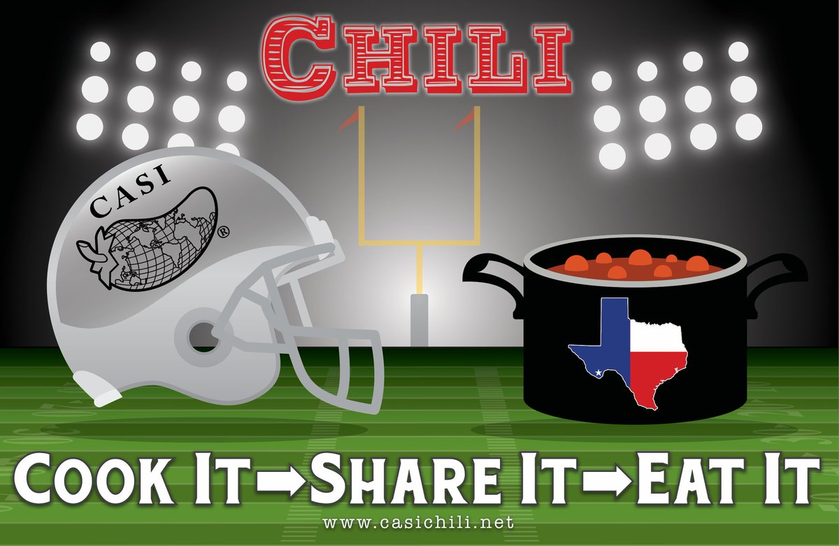 CASIchili's tweet photo. Happy Super Bowl Sunday!  Make it SPICY 🔥🌶🌶🌶🌶🔥@nfl #sblv #comfortfood #chili #charity #fun https://t.co/TmOGVLlBgt