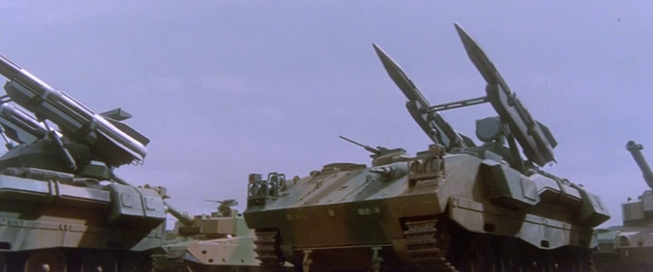 The Full Metal Missiles from GODZILLA 2000: MILLENNIUM managed to blast off entire chunks of Godzilla's armored flesh, although he healed completely from the damage in a matter of hours thanks to the Organizer G1 in his cells.