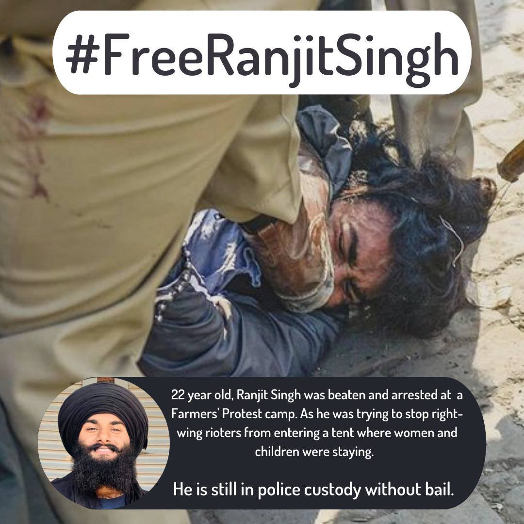 learnpunjabi's tweet photo. #FreeRanjitSingh 

#FarmersProtest https://t.co/35AvgQEex3