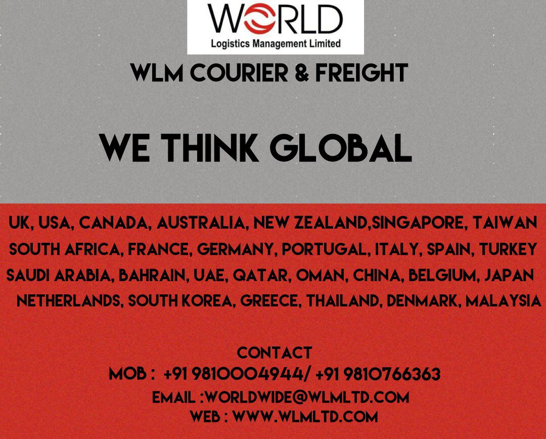 WLM India Courier & Freight (@indiawlm) on Twitter photo 