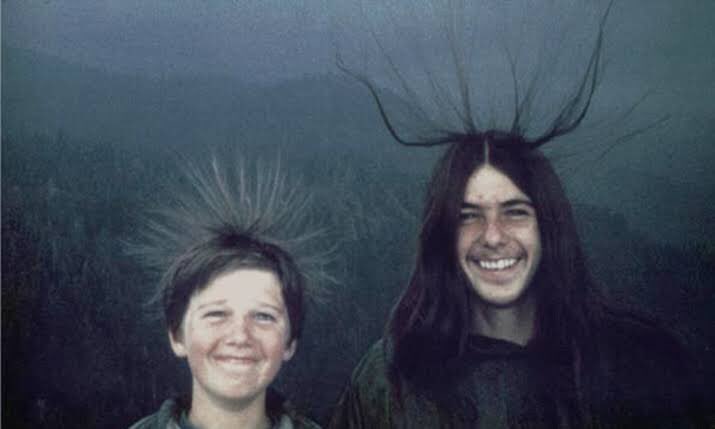 westtrybe's tweet photo. If you are outside in a lightning storm and your hair starts floating, seek immediate shelter. You are about to be struck by lightning.

#MythAndFact https://t.co/BTKMp0DDV6
