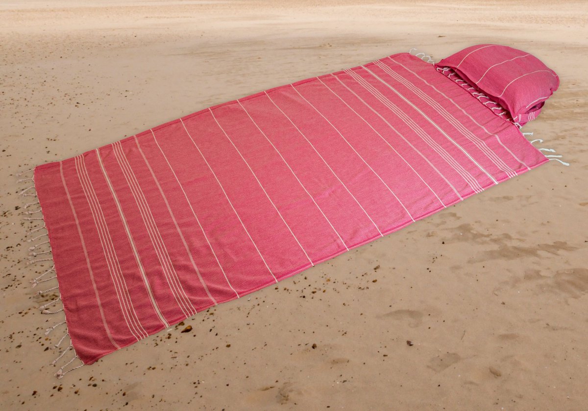 Sunrest 3in1 Inflatable Outdoor Lounger Beach Towel Inflatable Pillow and Bag