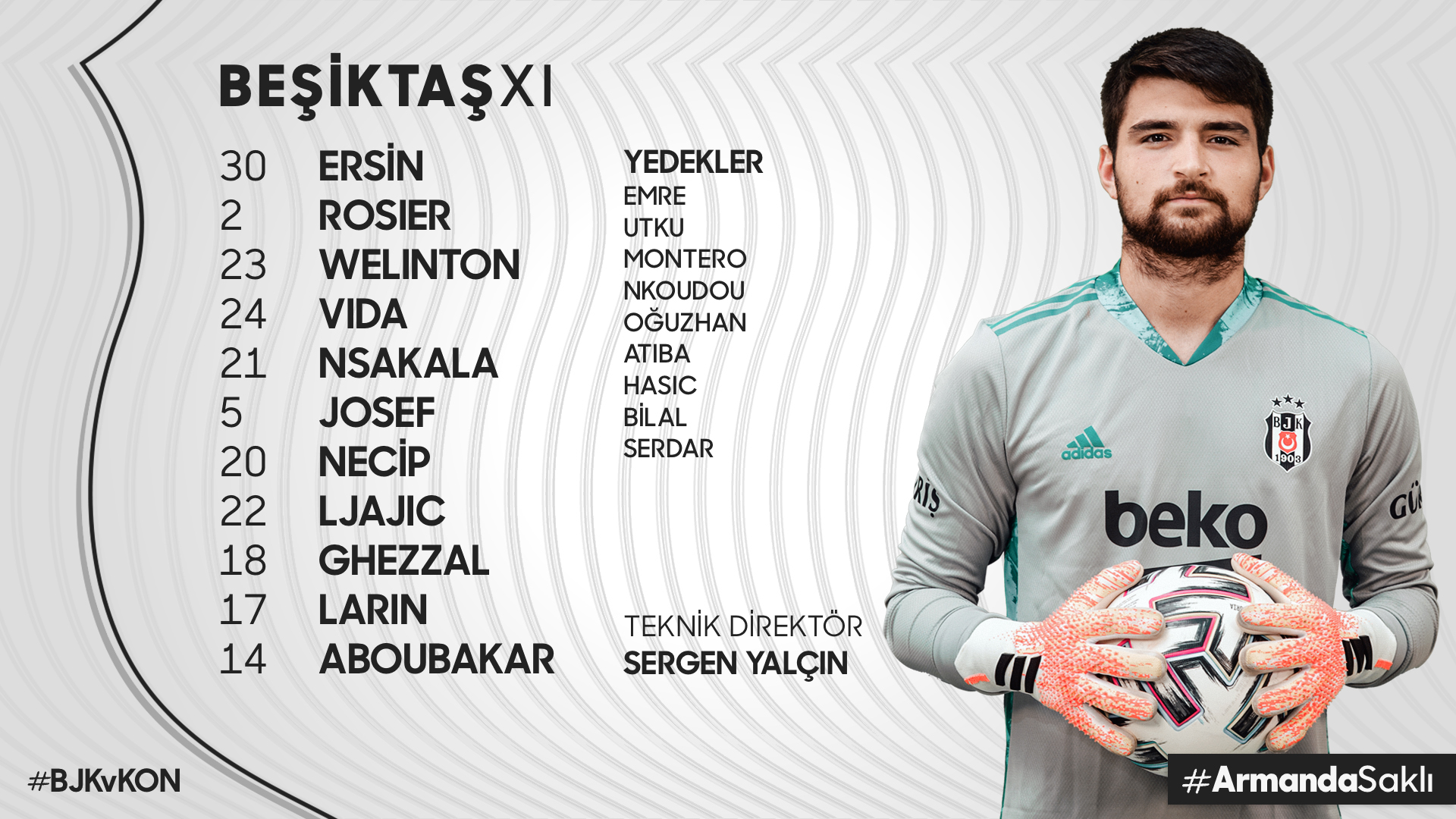 Beşiktaş JK on X: 📄 İstanbulspor maçı ilk 11'imiz. 🦅 #BJKvİST