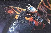 Godzilla can be harmed if his own atomic breath is reflected back at him, something exploited by the Super X2's Fire Mirror and Mechagodzilla's Plasma Grenade. Mothra's scales can also reflect Godzilla's atomic breath.