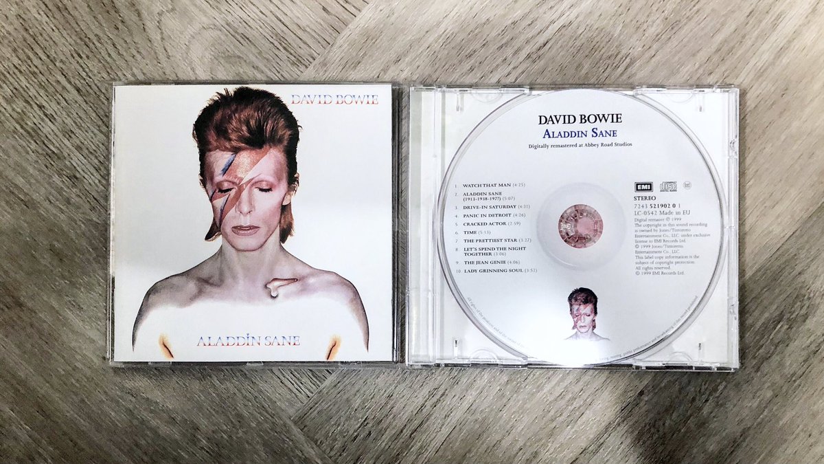 60.David BowieAladdin Sane It gets good press but I think he’d used all his ideas up at this point on the last three LPs. Good musicianship but I think the songs lack a bit of quality #AtoZMusicChallenge #AtoZMusicCollection