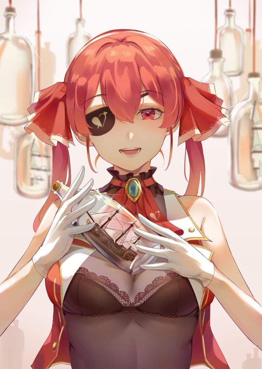 Bottle ship です
#マリンのお宝 