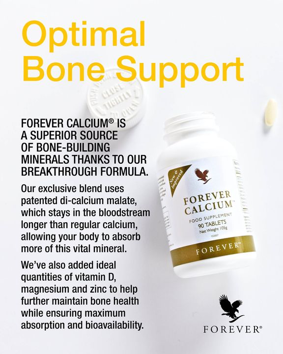 Did you know that calcium can help build strong bones as well as help reduce the risk of osteoporosis when combined with a healthy lifestyle?