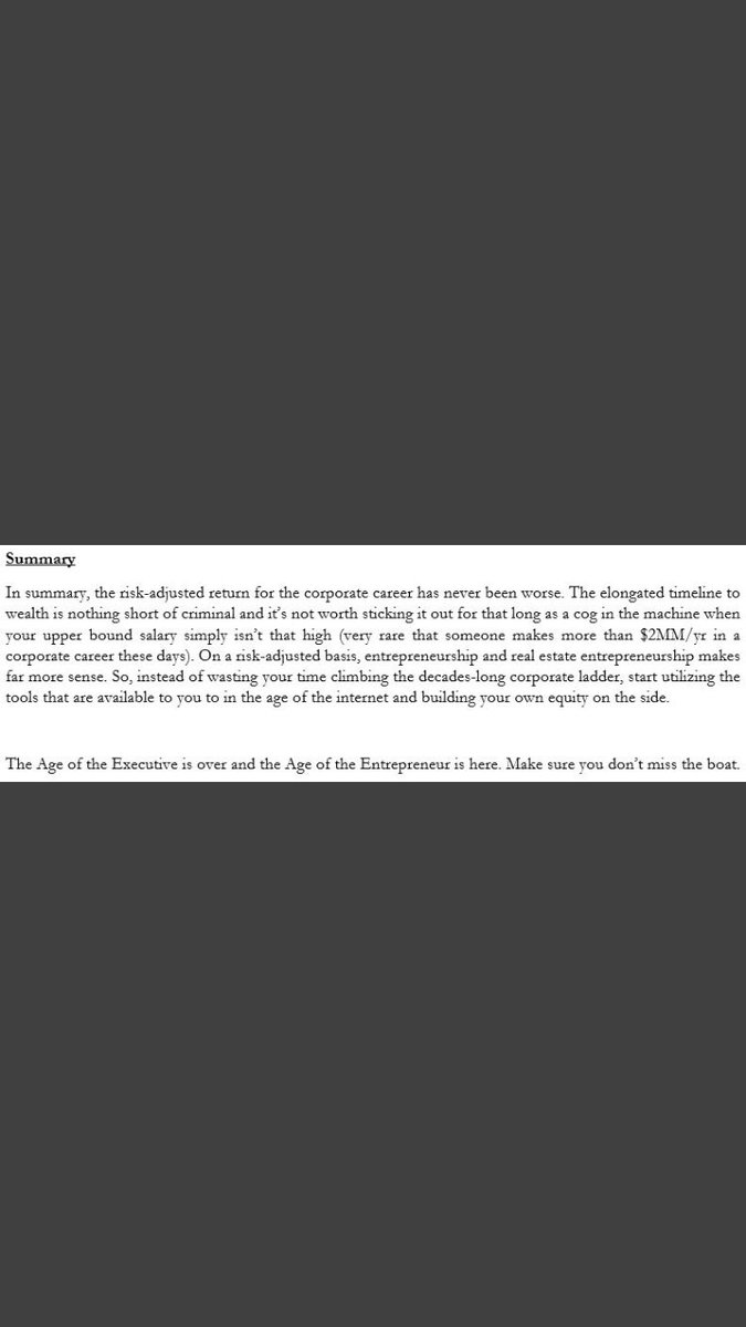 Bumping some old content as the trend is clearer than ever. The path going forward is not the corporate route, but highly-skilled individuals creating lean virtual teams and leveraging the internet to scale// THE AGE OF THE CORPORATE EXECUTIVE AND THE AGE OF THE ENTREPRENEUR //