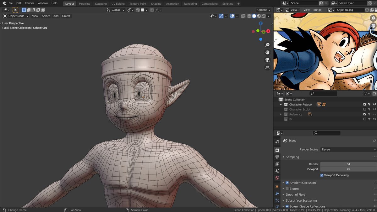 hanistudios_'s tweet photo. Wip making Akira Toriyama's character

#3d #blender #blender3d #animation #modeling #sculpting #character https://t.co/oAs61Ansan