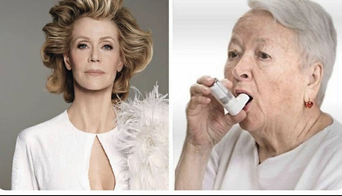 eu_eapatroa's tweet photo. Jane Fonda com 83 anos // Eu depois de correr atrás do busão 🤣 https://t.co/4hv0KTN6ks