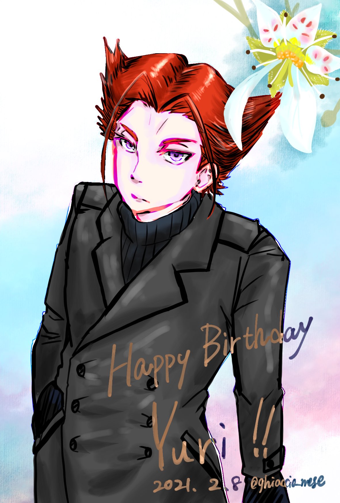 氷月 ひづき ユーリさんお誕生日おめでとう 誕生花 ユキノシタ 花言葉 深い愛情 ロシア語書くのめっちゃ大変だった 爆転シュートベイブレード ユーリ誕生祭21 ユーリ イヴァノーフ ユーリ イヴァーノフ