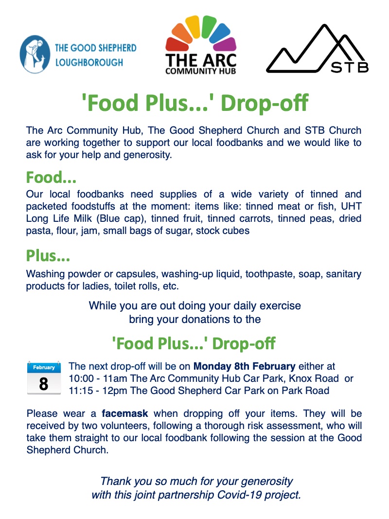 TheArcCommunit1's tweet image. Don't forget the Food Plus drop-off at the Arc between 10-11am tomorrow. Your help and support would be appreciated. Thank you.