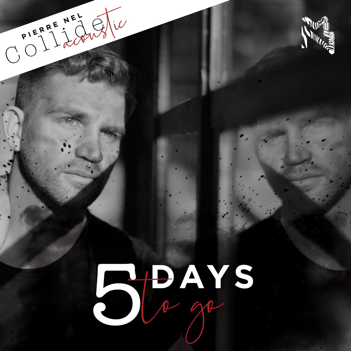 【ＣＯＬＬＩＤＥ】𝒶𝒸𝑜𝓊𝓈𝓉𝒾𝒸

With the success of his new single, Collide, <a href="/PierreNel/">Pierre Nel</a> decided to release a very powerful acoustic version. It will be released in 5 days ... 🎸

<a href="/AfrikaansM/">Afrikaanse Musieknuus</a> 
<a href="/SACelebTweets/">𝘚𝘈 𝘊𝘦𝘭𝘦𝘣𝘳𝘪𝘵𝘺 & 𝘓𝘪𝘧𝘦𝘴𝘵𝘺𝘭𝘦</a> 
<a href="/reputasiemusiek/">Reputasie Musiek</a> 

#watchthisspace #collide #acoustic #newrelease