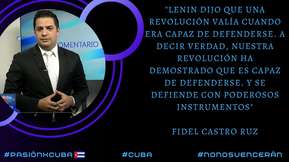 Hace días uno de nuestros abogados, Humberto López ha sido objeto de amenazas por redes sociales. Por qué? 
Por desmentir a mercenarios que venden la #PatriaGrande.
Que sepan que #Cuba está con Humberto. No nos entendemos con #MercenariosMadeInUSA
#NoNosVencerán.
#PasiónXCuba 🇨🇺