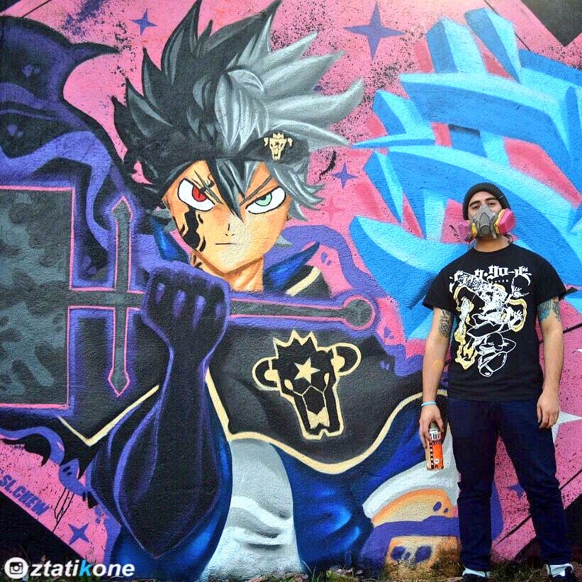 ztatik1's tweet photo. #ブラッククローバー  ♣️ #ink  #blackclover #animegraff #graffiti #ztatikone #sacred #blackbulls #anime #manga #graffitiart #graffitiworld #drawing #molotow #molotowheadquarters #art
https://t.co/CMKsNGPL7z
https://t.co/5vVH0KEVDL https://t.co/GwYXQrD1LG