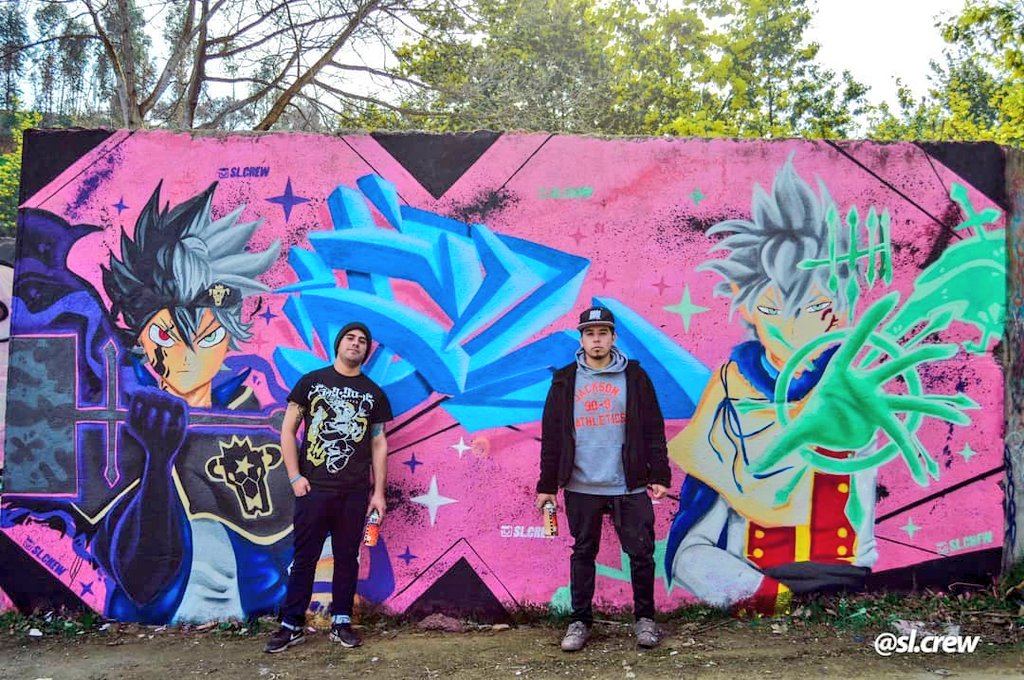 ztatik1's tweet photo. #ブラッククローバー  ♣️ #ink  #blackclover #animegraff #graffiti #ztatikone #sacred #blackbulls #anime #manga #graffitiart #graffitiworld #drawing #molotow #molotowheadquarters #art
https://t.co/CMKsNGPL7z
https://t.co/5vVH0KEVDL https://t.co/GwYXQrD1LG