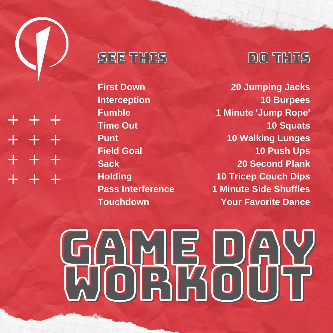 Who’s up for a challenge? LET’S GO! 🏈💪🏻🏈