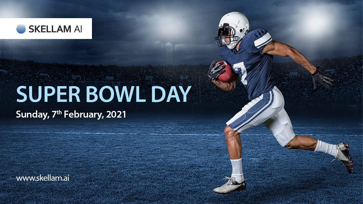 AiSkellam's tweet photo. This #SuperBowlSunday, take a moment to recognize all the technologies that have brought the #BigGame home! #SkellamAI is proud to help #B2C #brands stay ahead of the #technology curve. https://t.co/MLj0bhxJdL https://t.co/9qcd4lDVEZ