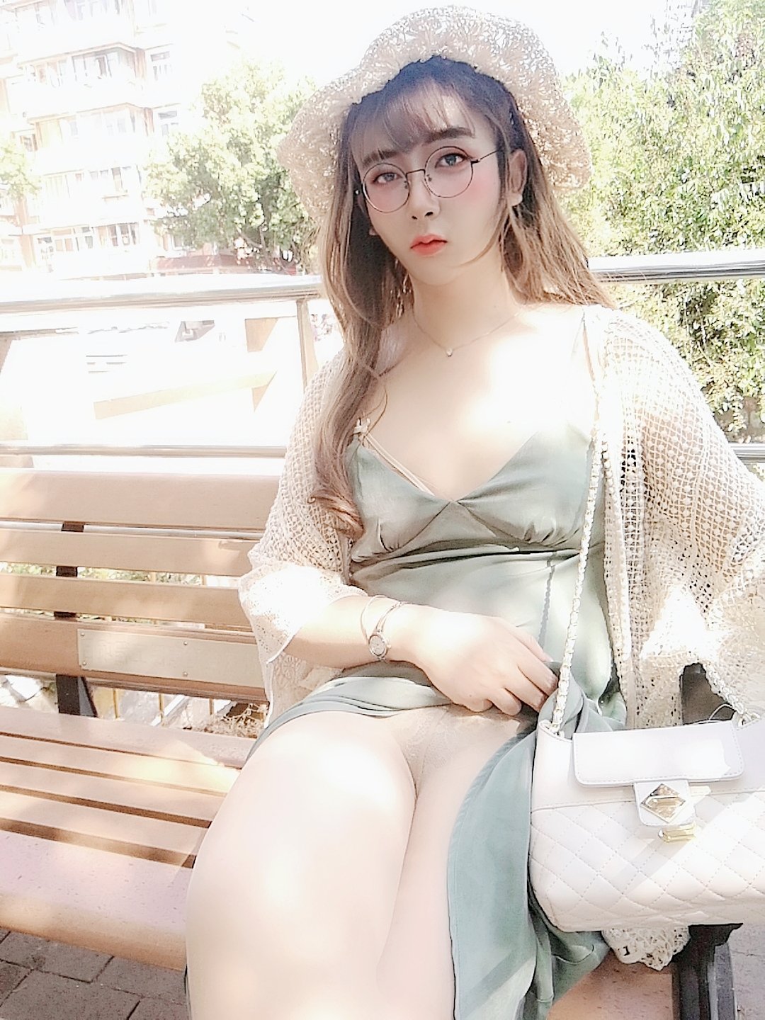折千千på X: 怀念一下夏天#女装#女装CD #女装露出#丝袜t.coNrqonWQy4Y  X