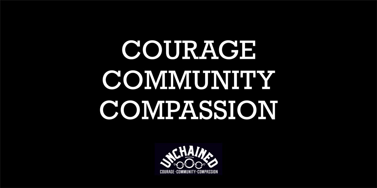 Our products symbolize strength to change &amp; the power of a connected community
⛓Courage - confront an obstacles in your life
⛓Community - support positive change in your life
⛓Compassion - have the ability to see past challenges &amp; have compassion and empathy to support others