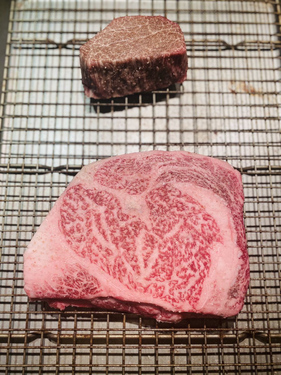 hatfieldpc's tweet image. A5 Wagyu Birthday treat. Really good  ordered from @crowdcowusa