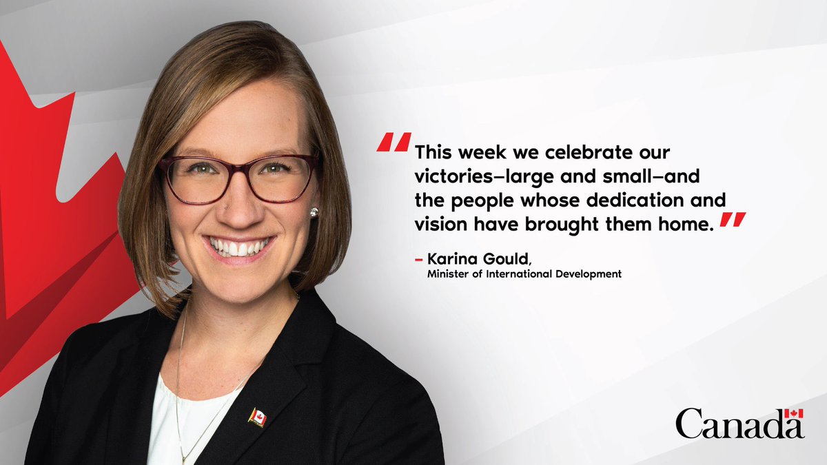 International Development Week is an opportunity for Canadians from coast-to-coast-to-coast to reflect and learn about the tireless efforts of Canadian development workers, volunteers and partners. #GoForTheGoals #IDW2021

Read my statement 👉 bit.ly/3tzBIQu