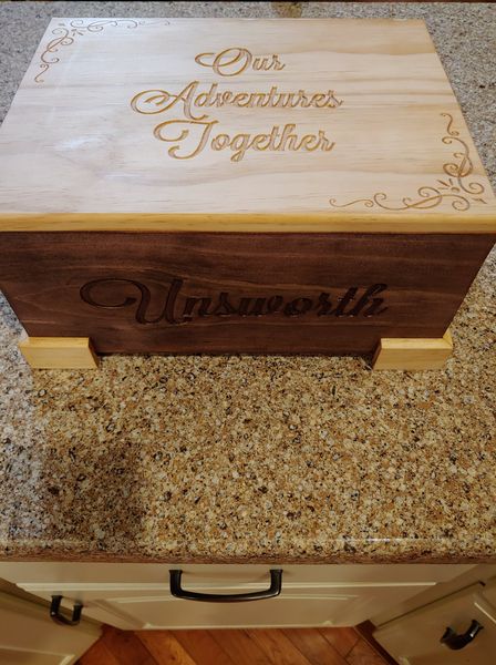 PerfectW00dwork's tweet image. A fun little project for the shop. Looking for a keepsake box to store memories, letters or photos? Send a message and let us help!