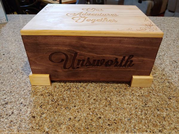 PerfectW00dwork's tweet image. A fun little project for the shop. Looking for a keepsake box to store memories, letters or photos? Send a message and let us help!
