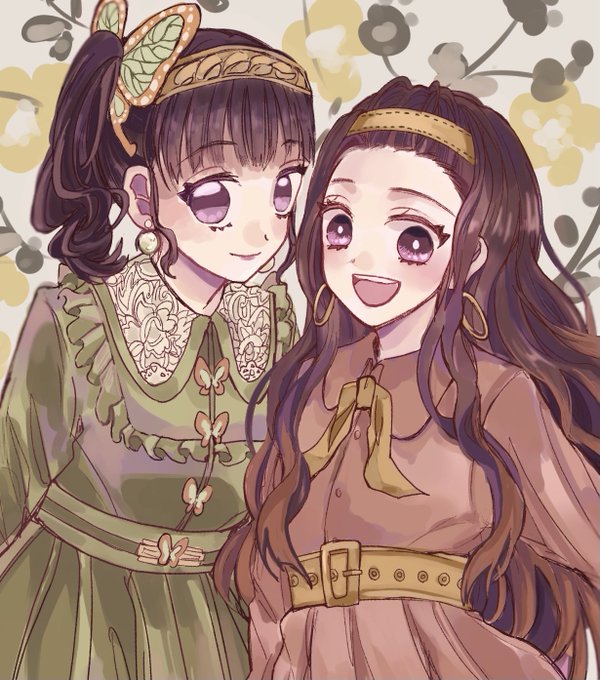 モブ子さんがTwitterに投稿した竈門禰豆子(鬼滅の刃)のイラスト。