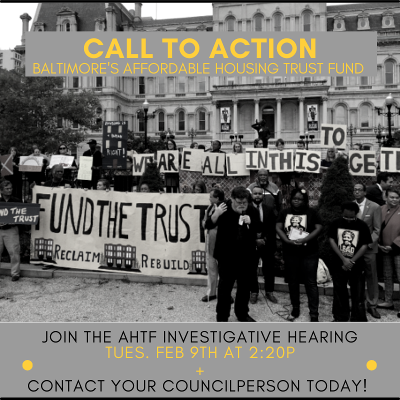 Will you stand with the People's Fund?Calling all who believe in development w/o displacement...Tues., Feb. 9 at 2:20pm, Bmore City Council holds "investigative hearing" into the Affordable Housing Trust Fund.Follow for live tweetsDetails:  https://fb.me/e/5ehz1tD4g&nbsp;THREAD ...