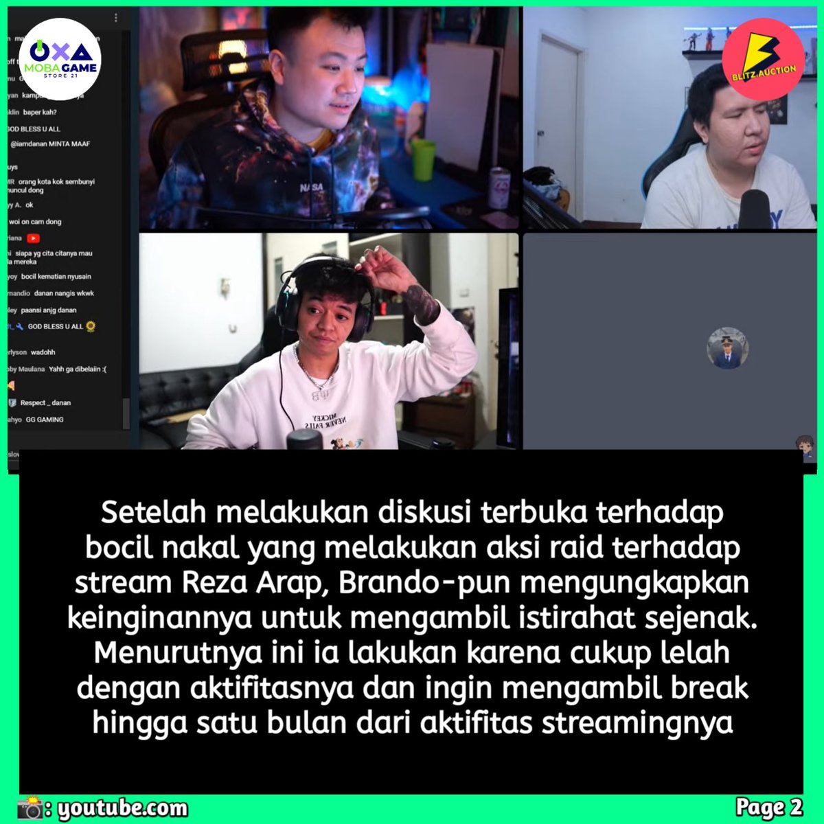infozonegame's tweet photo. Semangat Bang!💪
.
📄: kotakgame,com
.
#brandowindah #brando #windahbasudara #windahmeme #windahbasudaracitacita #windahbasudarameme #streamerindonesia #streamerindo #streamerid #streameryoutube https://t.co/4oErytpYCI